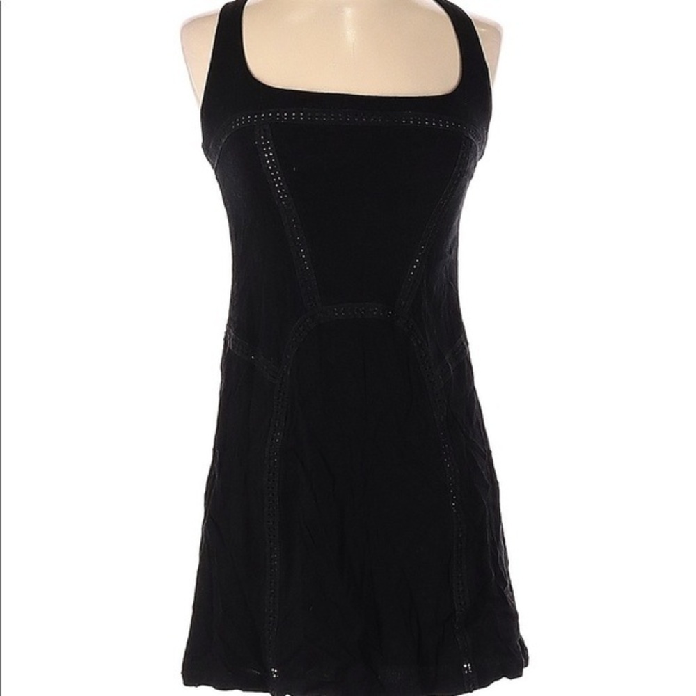 ⚫️ FREE PEOPLE black dress with small hole cut out details​​​​​